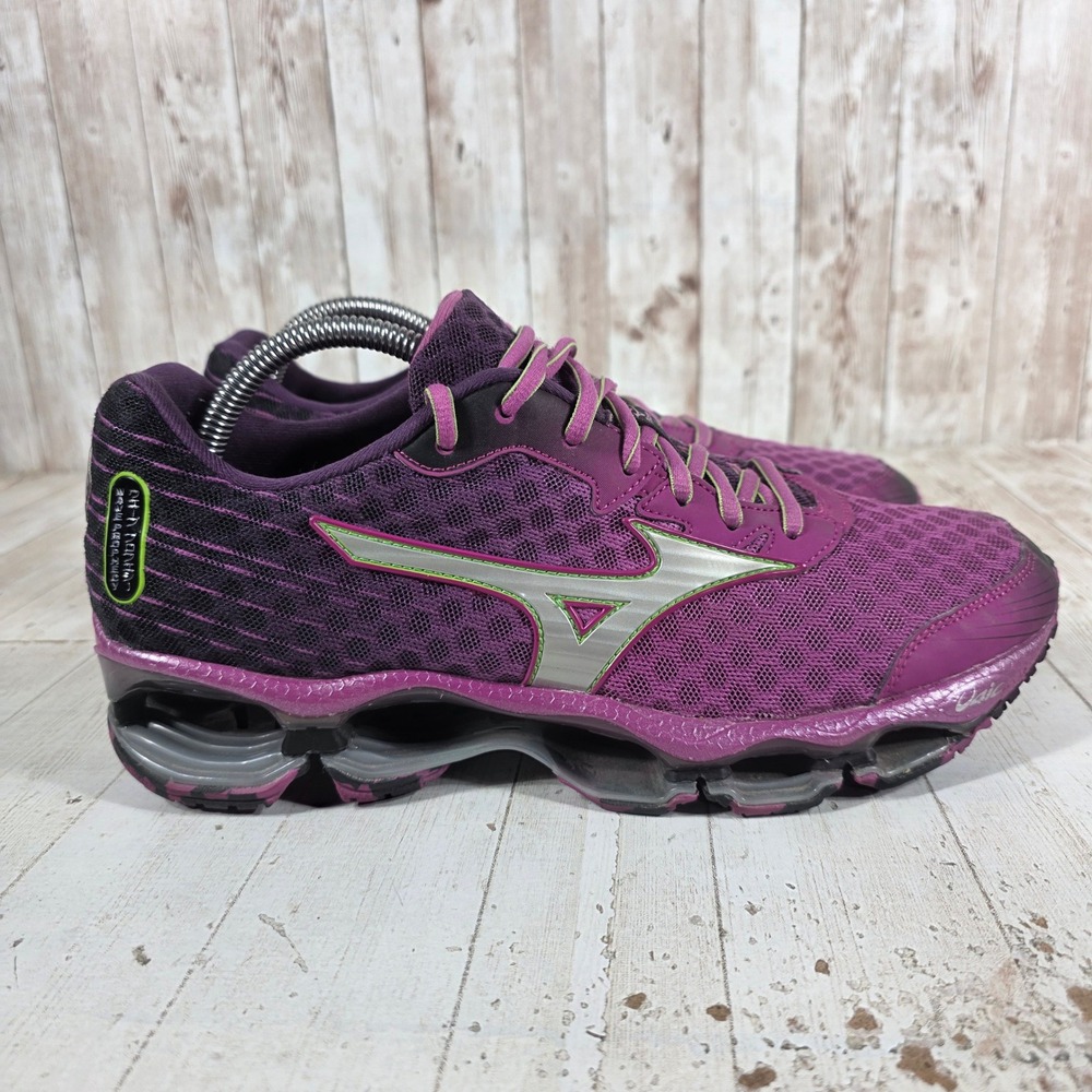 Mizuno Wave Prophecy 4 Womens Running Shoes Purple Black J1GD150005 Size 10